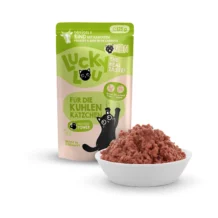 Lucky Lou KITTEN - GEFLÜGEL & RIND mit Karotte - 125 g