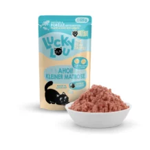 Lucky Lou KITTEN - POLLO E TROTA con carota - 125 g