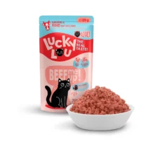 Lucky Lou POULTRY & BEEF con zucchine - 125 g