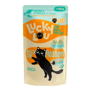 Lucky Lou GEFLÜGEL & FORELLE mit Birne - 125 g
