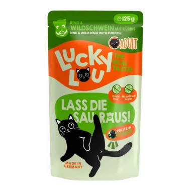 Lucky Lou BEEF & PIG con zucca - 125 g