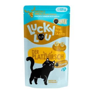 Lucky Lou GEFLÜGEL & HIRSCH mit Apfel - 125 g