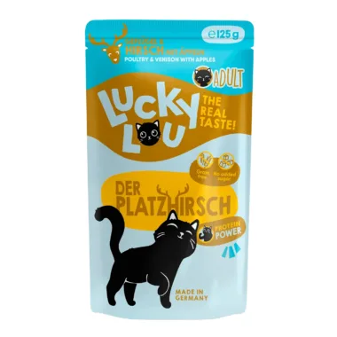 Lucky Lou GEFLÜGEL & HIRSCH mit Apfel - 125 g