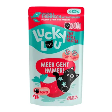 Lucky Lou POULTRY & TUNNY con pastinaca - 125 g