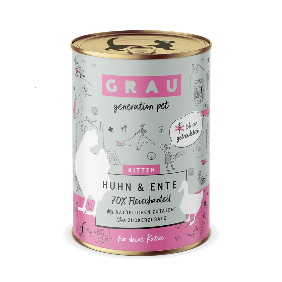 GRAU KITTEN - Chicken & Duck - 400 g