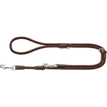 HUNTER Führerleine "Freestyle" - M-L - 2m - Braun