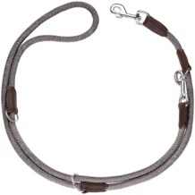 HUNTER Leash "Freestyle" - M-L - 2m - Gray