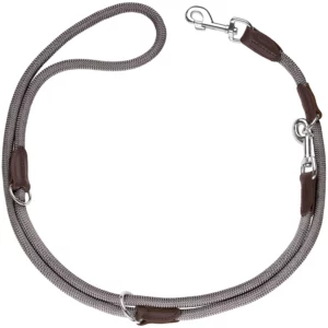 HUNTER Leash "Freestyle" - M-L - 2m - Gray