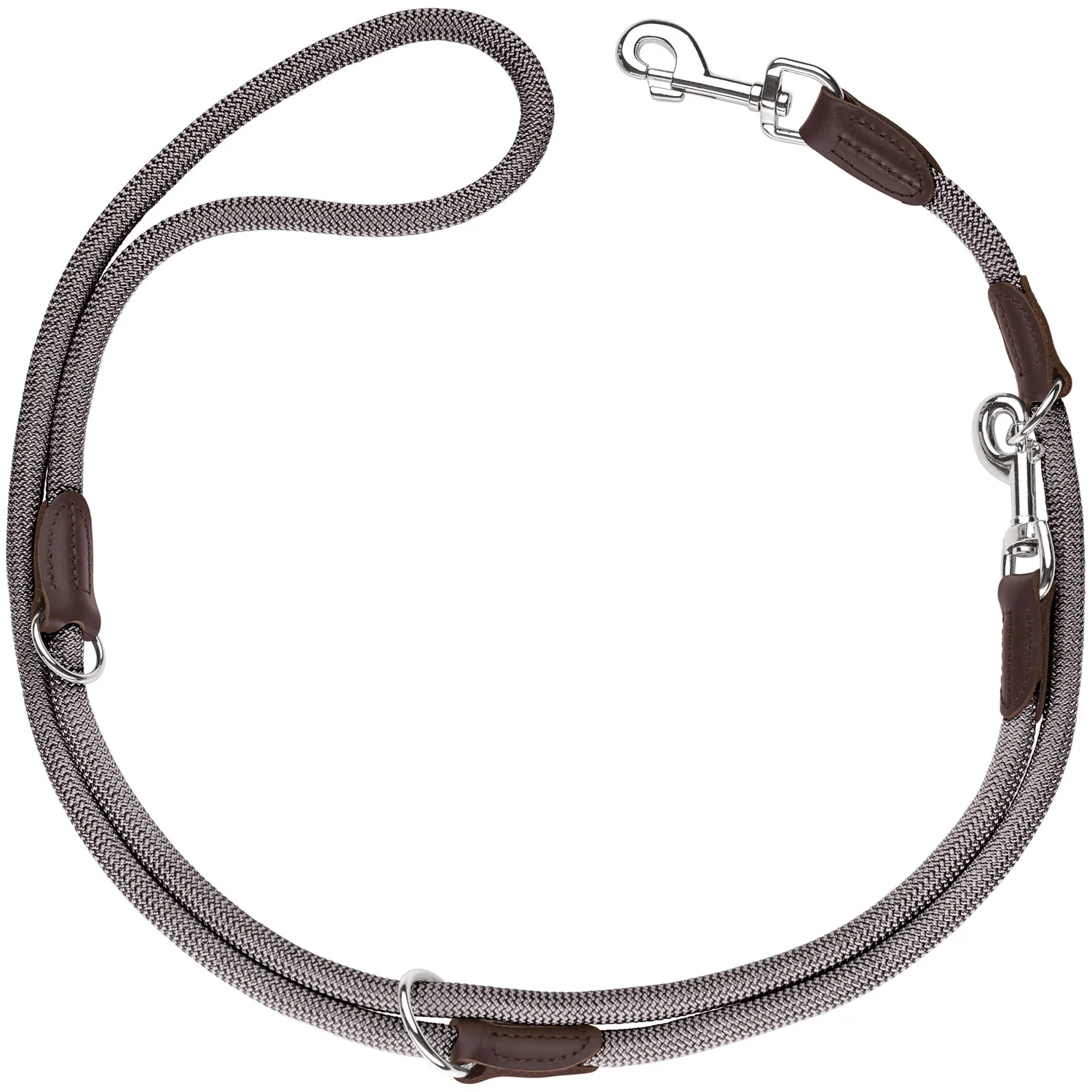 HUNTER Leash "Freestyle" - M-L - 2m - Gray