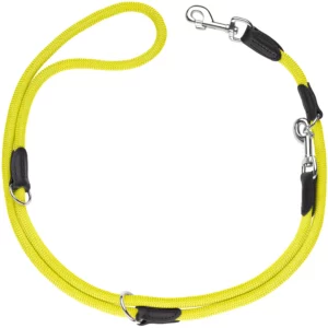 HUNTER Führerleine "Freestyle" - M-L - 2m - Neongelb