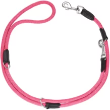 HUNTER Leash "Freestyle" - M-L - 2m - Neon pink