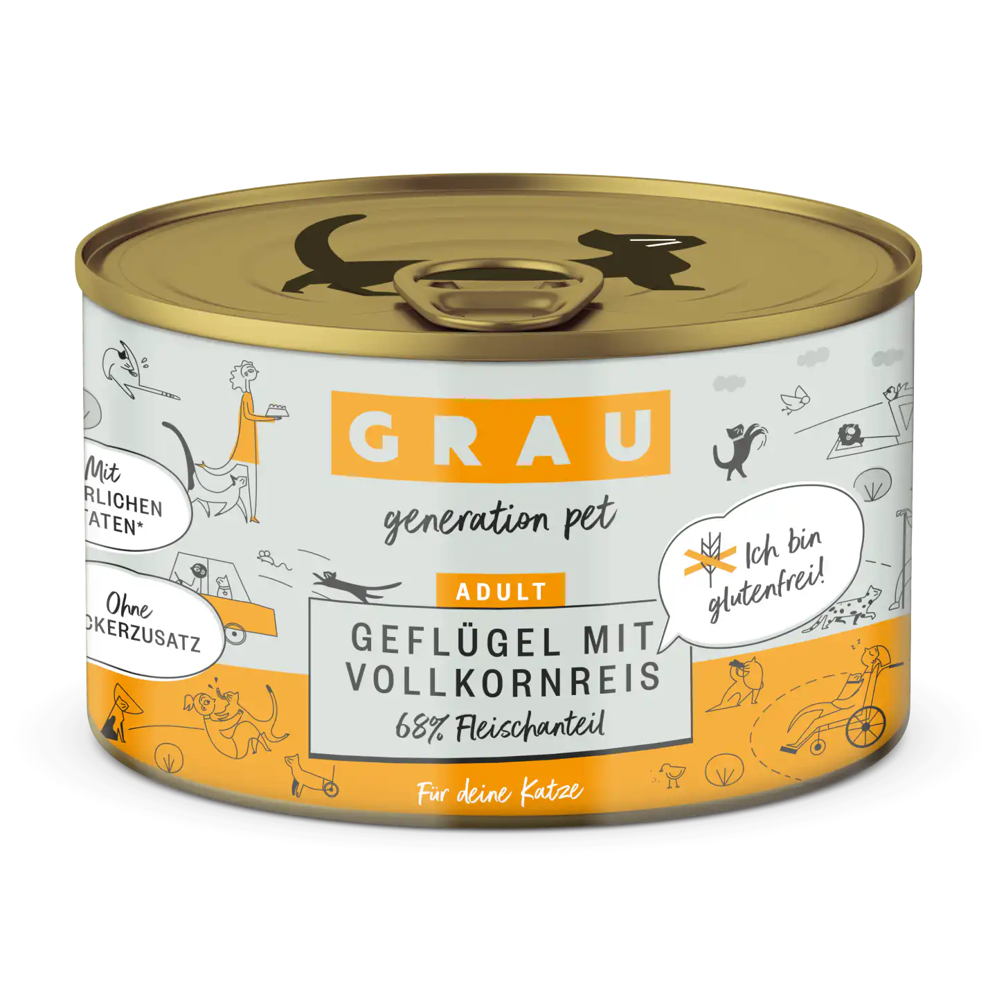 GRAU Volaille avec riz complet - 200 g