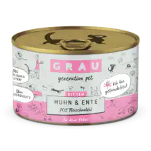GRAU KITTEN - Poulet & Canard - 200 g