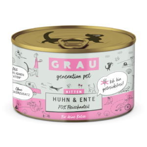 GRAU KITTEN - Pollo e anatra - 200 g