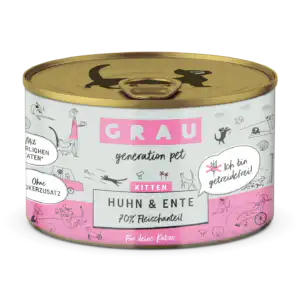 GRAU KITTEN - Poulet & Canard - 200 g