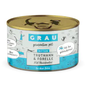 GRAU KITTEN - Turkey & Trout - 200 g