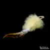 LIONSLIKE Remorque de pêche pour canne à pêche en action "Flex" - peau de mouton avec plumes de coq