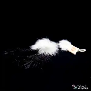 LIONSLIKE Angelanhänger für Aktionsangel "Flex" - Jumping - mit Straussenfedern