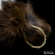 LIONSLIKE Pendentif de pêche pour canne à pêche en action "Flex" - Wabbelwurm - avec peau de lapin