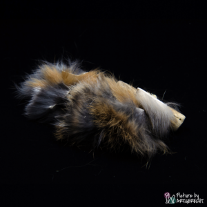 LIONSLIKE Jouets pour chats - Chenille à fourrure - Lapin - S