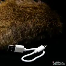 LIONSLIKE Moving cat toy - Mr. Riddle - rabbit fur