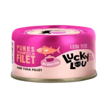 Lucky Lou EXTRA FOOD Pures Thunfischfilet in Broth - 70 g
