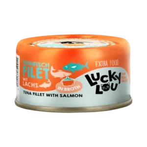 Lucky Lou EXTRA FOOD Filetto di tonno con salmone in brodo - 70 g