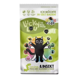 Lucky Lou FOOD CODE POULTRY, FRESH CHICKEN MEAT & INSEKT - 340 g
