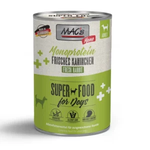MAC's SUPERFOOD - Monoprotein - Frisches Kaninchen - 400 g