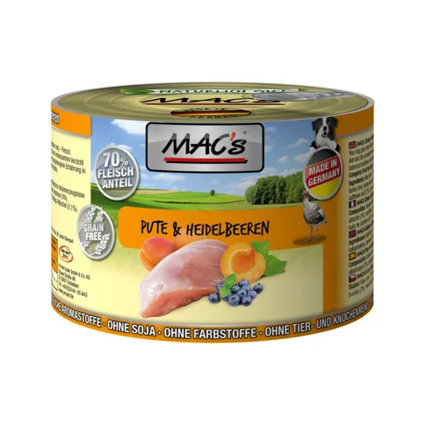 MAC's Dinde & Myrtilles - 200 g
