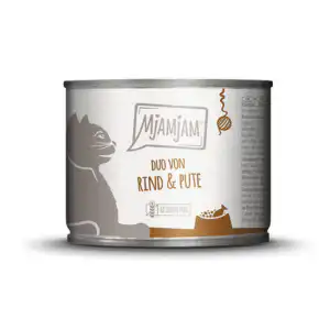 MjAMjAM DUO Tasty beef and good turkey - with steamed pumpkin - 200 g