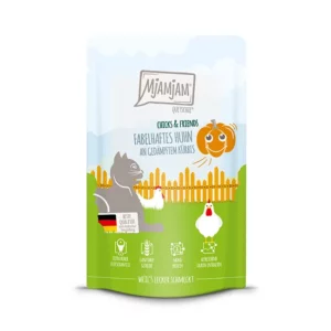 MjAMjAM Chicks & Friends Pollo favoloso con zucca al vapore - 125 g