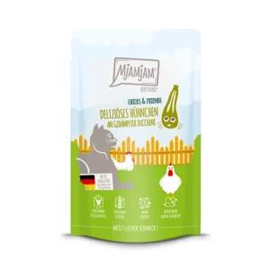 MjAMjAM Chicks & Friends Pollo delizioso con zucchine al vapore - 125 g
