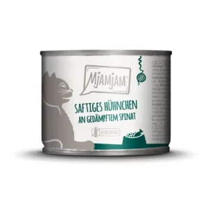MjAMjAM Chicks & Friends Juicy chicken with steamed spinach - 200 g
