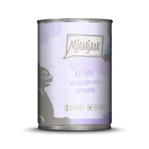 MjAMjAM KITTEN - Vorzügliches Kalb mit Lachsöl - 400 g