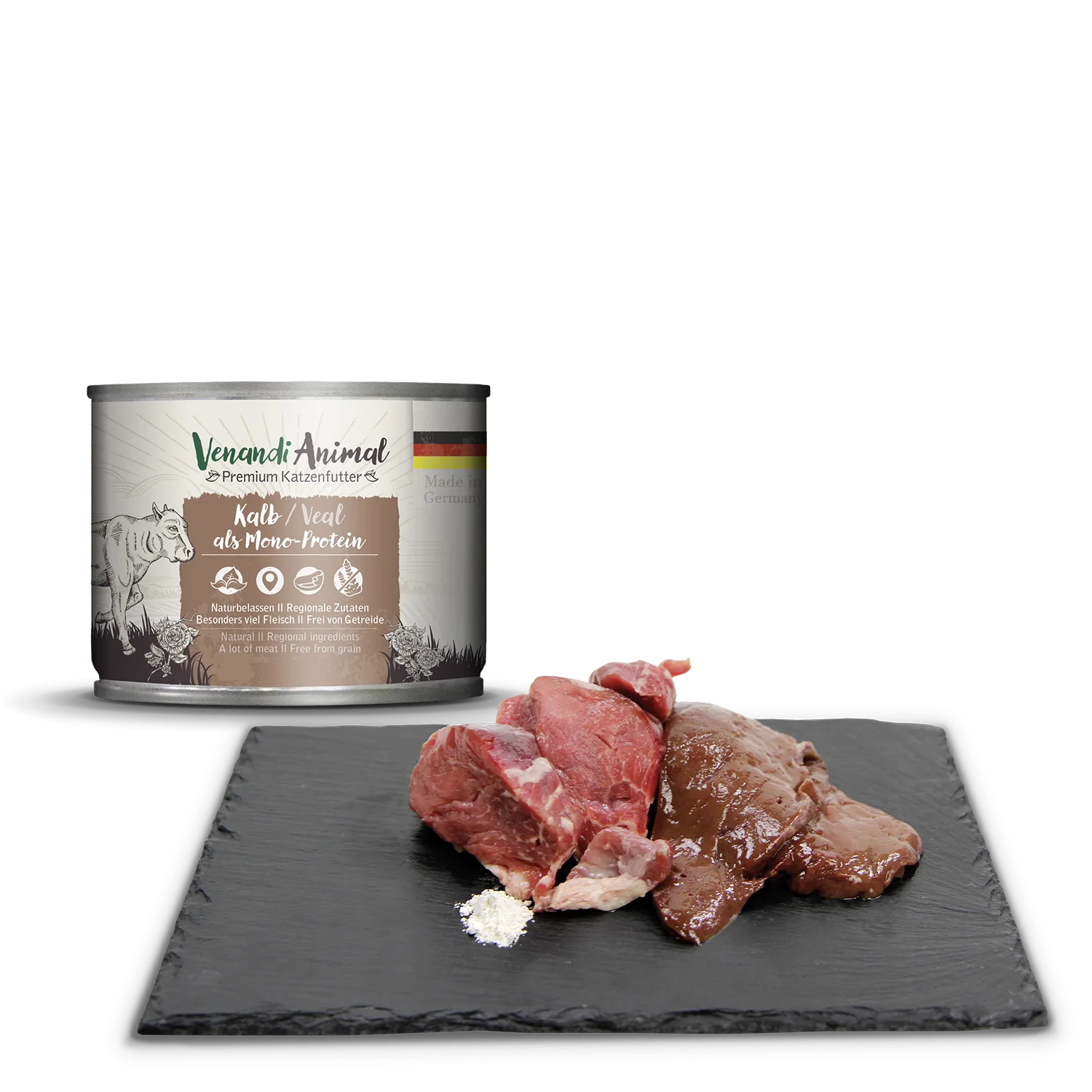 Venandi Animal Kalb - als Mono-Protein - 200 g - immagine 2