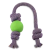 Palla e corda - S - Diametro 5,5 cm - Lunghezza 45 cm - Verde