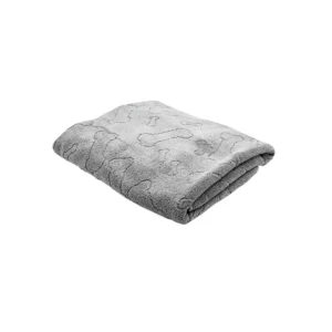 Bubimex bath towel with bone motif - M - 50 x 60 cm
