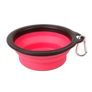 Bubimex Ciotola pieghevole in silicone - 750 ml - Rosa neon