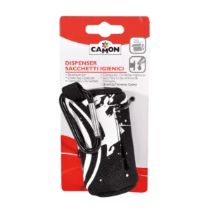 Distributore di sacchetti per cani CAMON - rosso o nero