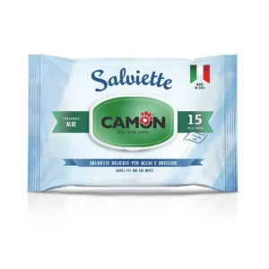 Wet wipes with aloe scent for the eyes - 15 pcs. - 17x20 cm