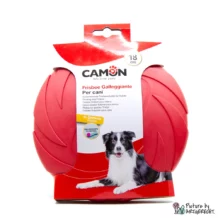CAMON Floating Frisbee for dogs - Diameter 18 cm - Red
