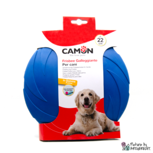 CAMON Schwimmende Frisbeescheibe für Hunde - Durchmesser 22 cm - Blau