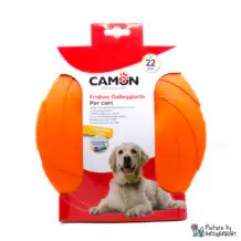 CAMON Floating Frisbee for dogs - Diameter 22 cm - Orange
