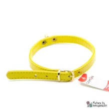 CAMON collier - largeur 1 cm - longueur 36 cm - jaune