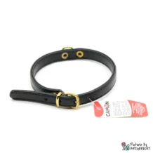 Collare CAMON - Larghezza 1 cm - Lunghezza 39 cm - Nero