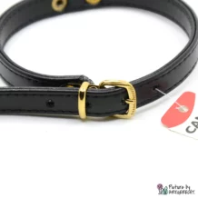 CAMON collier - largeur 1 cm - longueur 39 cm - noir