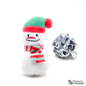 CAMON Katzenspielzeug - Schneemann & Knisterball