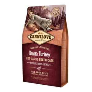 CARNILOVE Duck & Turkey - pour chats de grande taille - 6 kg
