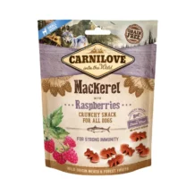 CARNILOVE Crunchy Snack - Makrele mit Himbeeren - 200 g